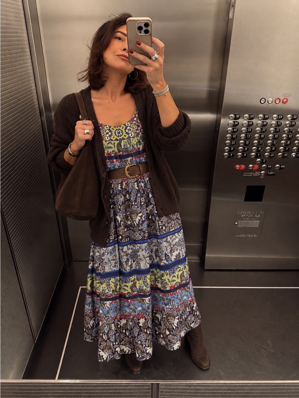 anthropologie one september cosima embroidered dress small boho - Picture 1 of 11